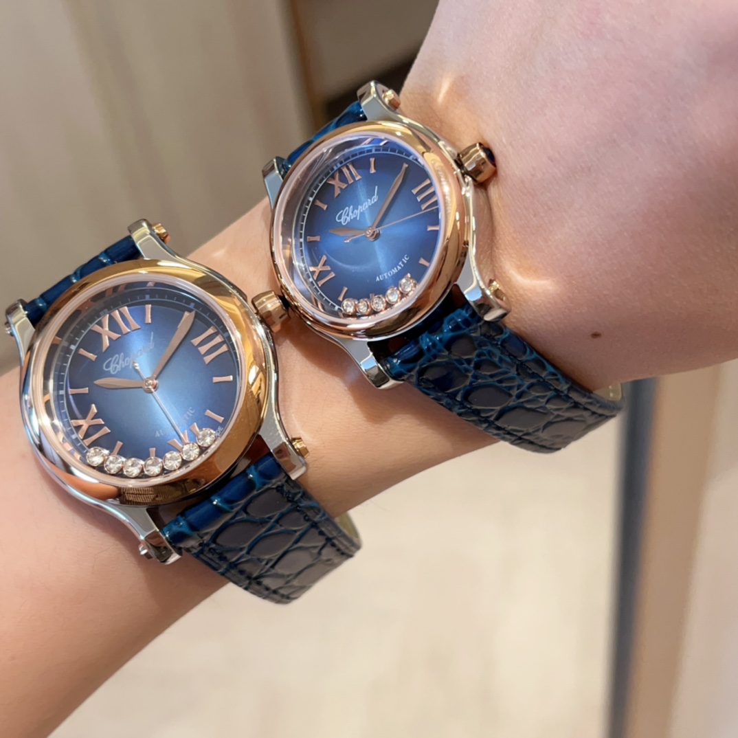 ?? Aperture 240
HAPPY DIAMONDS
Three dial diameters: 30mm, 36mm (36mm has 5 diamonds, 7 diamonds)
As Chopin's most ? hot ? best-selling series a ? interpretation by straight ? exquisite skill Chopin ? mark ? moving drill ? stone ? prose concept, this seri