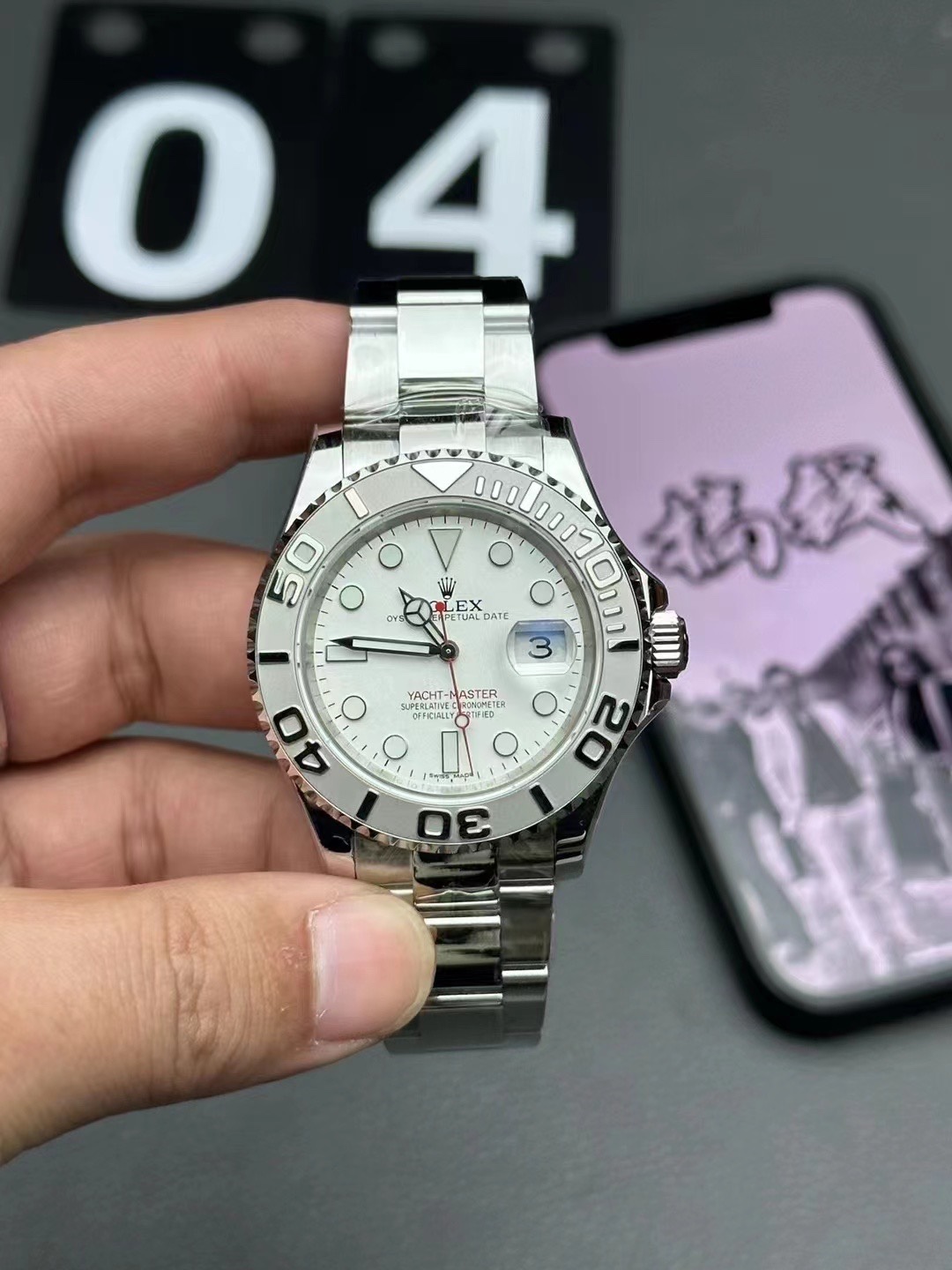 3135 White yacht shipping real photos ??