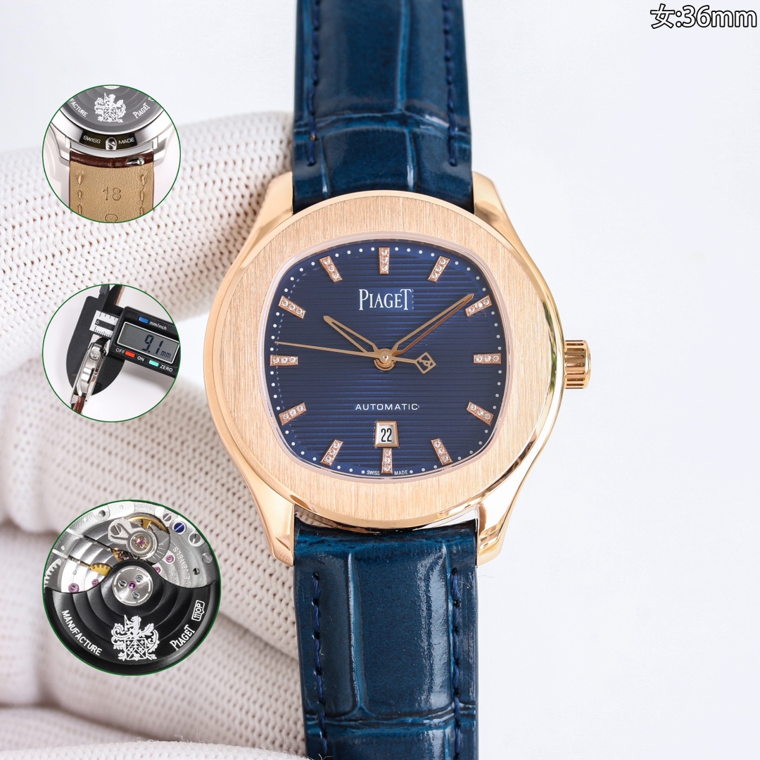 SJ white case 1300 gold case 1350 diamonds ?50 steel strap ?100
TW PIAGET POLO Ultra Thin series ??R69 couple watch, known as Little Nautilus [Wangchai]! (Piaget Steel King) An elegant sports watch for business or sporty casual. Welcome to compare the det