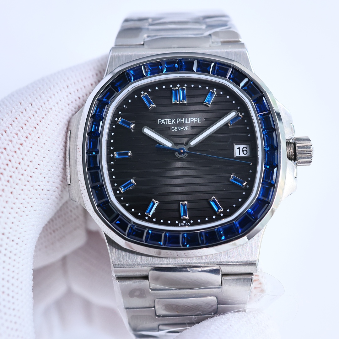 SJ produced 1800
Jewel and supreme - Patek Philippe PP ??AP1 Nautilus 5711 diamond-encrusted limited Edition Nautilus collection
From GR factory for the most luxurious experience
The perfect combination of stainless steel and diamonds combines magnificenc