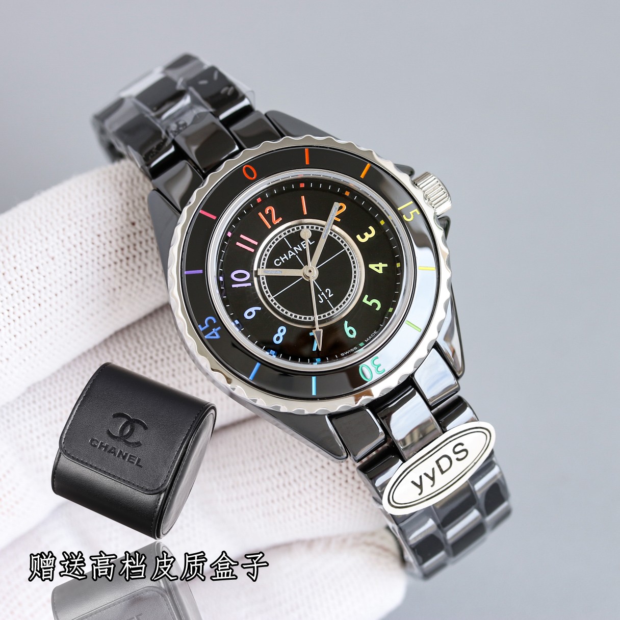 1300 ??
33mm transparent automatic mechanical series
The latest super ceramic product in 2024 - Chanel J12 33mm watch! ??OT3 Goddess delight, masterpiece of the year!
yyDS factory, order and get the original leather storage box
"Latest Version Details"
1 