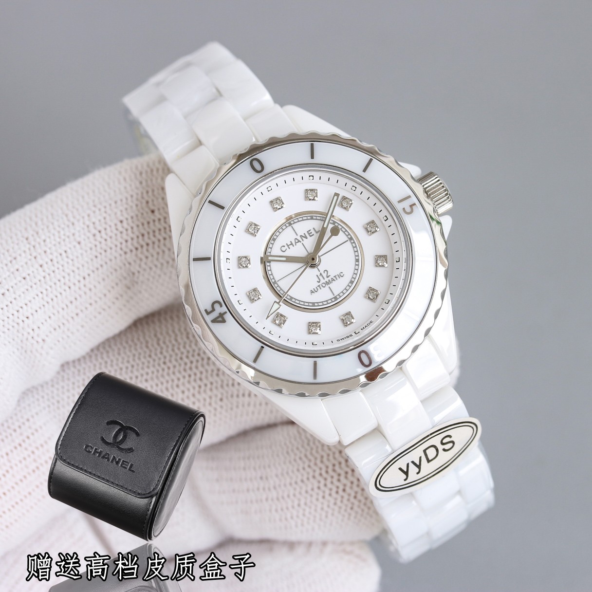 1300 ??
33mm transparent automatic mechanical series
The latest super ceramic product in 2024 - Chanel J12 33mm watch! ??OT3 Goddess delight, masterpiece of the year!
yyDS factory, order and get the original leather storage box
"Latest Version Details"
1 