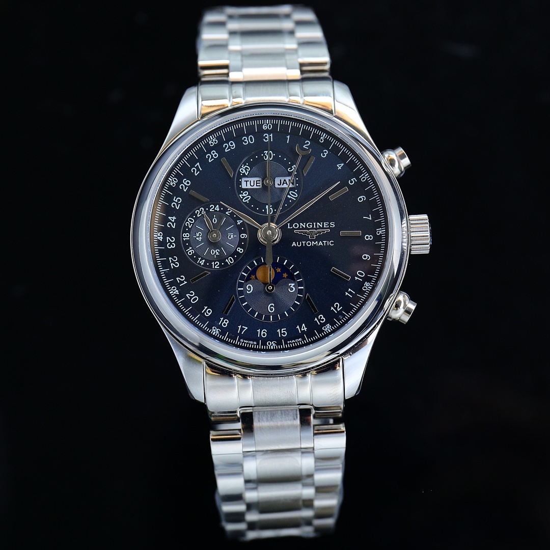 The new Longines L2.773.4 eight-hand multi-functional mechanical is available for 1,550 yuan

[Movement] Equipped with ??7751 automatic mechanical movement, original L2.687.5 latest automatic hammer, upgraded and improved technology mature very stable pow