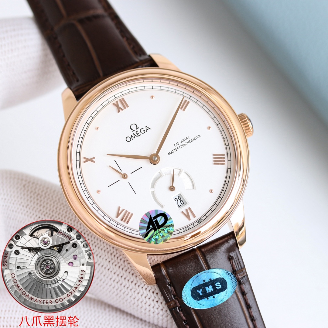 From YMS: The third generation De Ville Elegance Five yards ONE (83676580) makes a grand debut ??
1? New Omega De Ville collection de Ville 6 o 'clock position True power, 9 o 'clock position small seconds automatic mechanical men's steel strap new upgrad