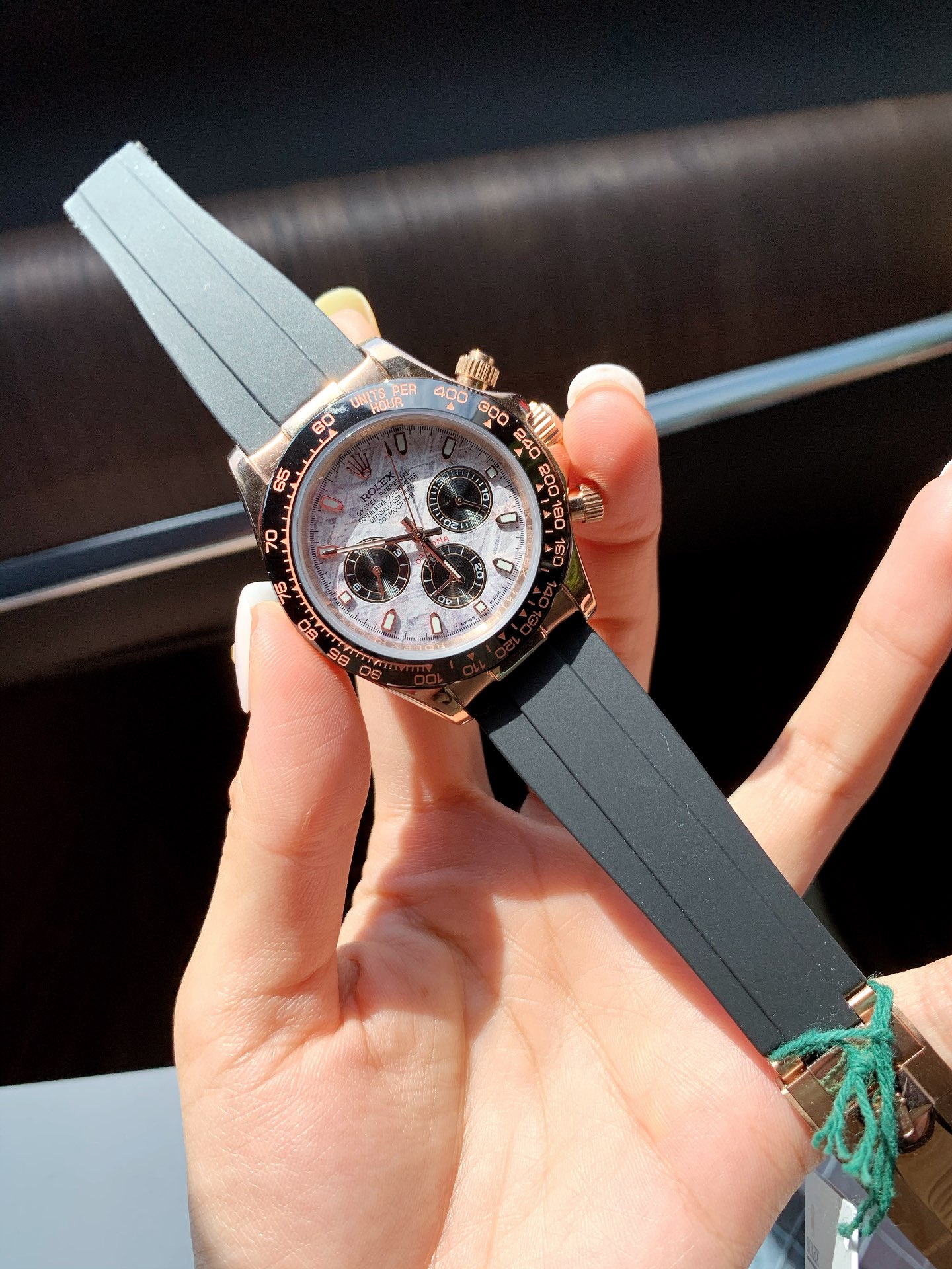 Youdaoplaceholder0 ??????????? ROLEX Daytona automatic mechanical stainless steel case size 43mm coated silicone strap Original clasp beloved Rolex Daytona ~ ????