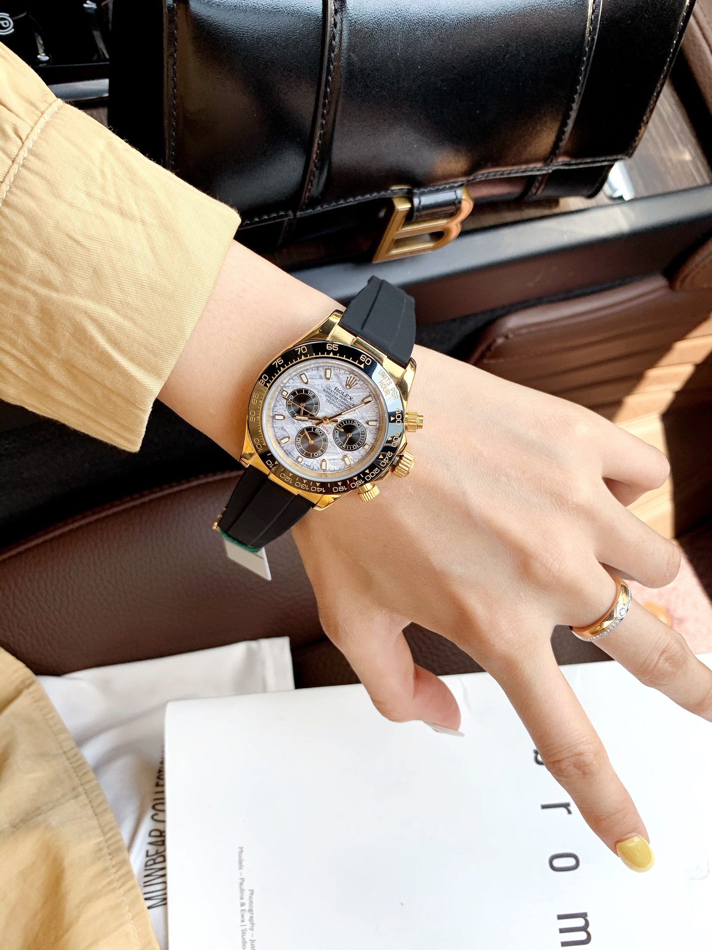 Youdaoplaceholder0 ??????????? ROLEX Daytona automatic mechanical stainless steel case size 43mm coated silicone strap Original clasp beloved Rolex Daytona ~ ????
