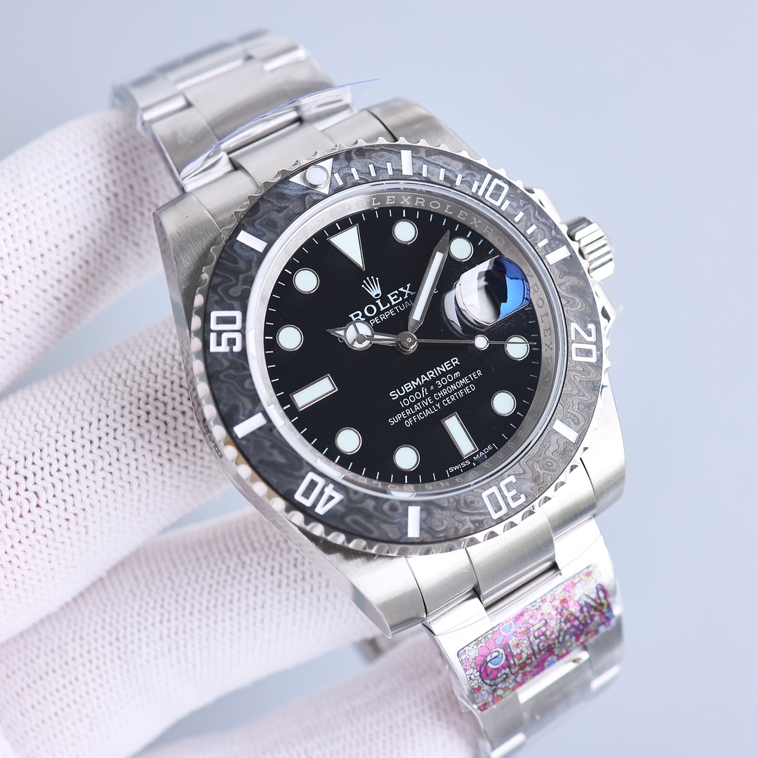 ?? Top configuration! New SUB Submariner with carbon fiber bezel! Steel straps fit seamlessly into the case headgrains by CNC!! Common accessories for genuine accessories raw lugs! Absolutely perfect interchangeable!! All-in-one 3135 automatic mechanical 