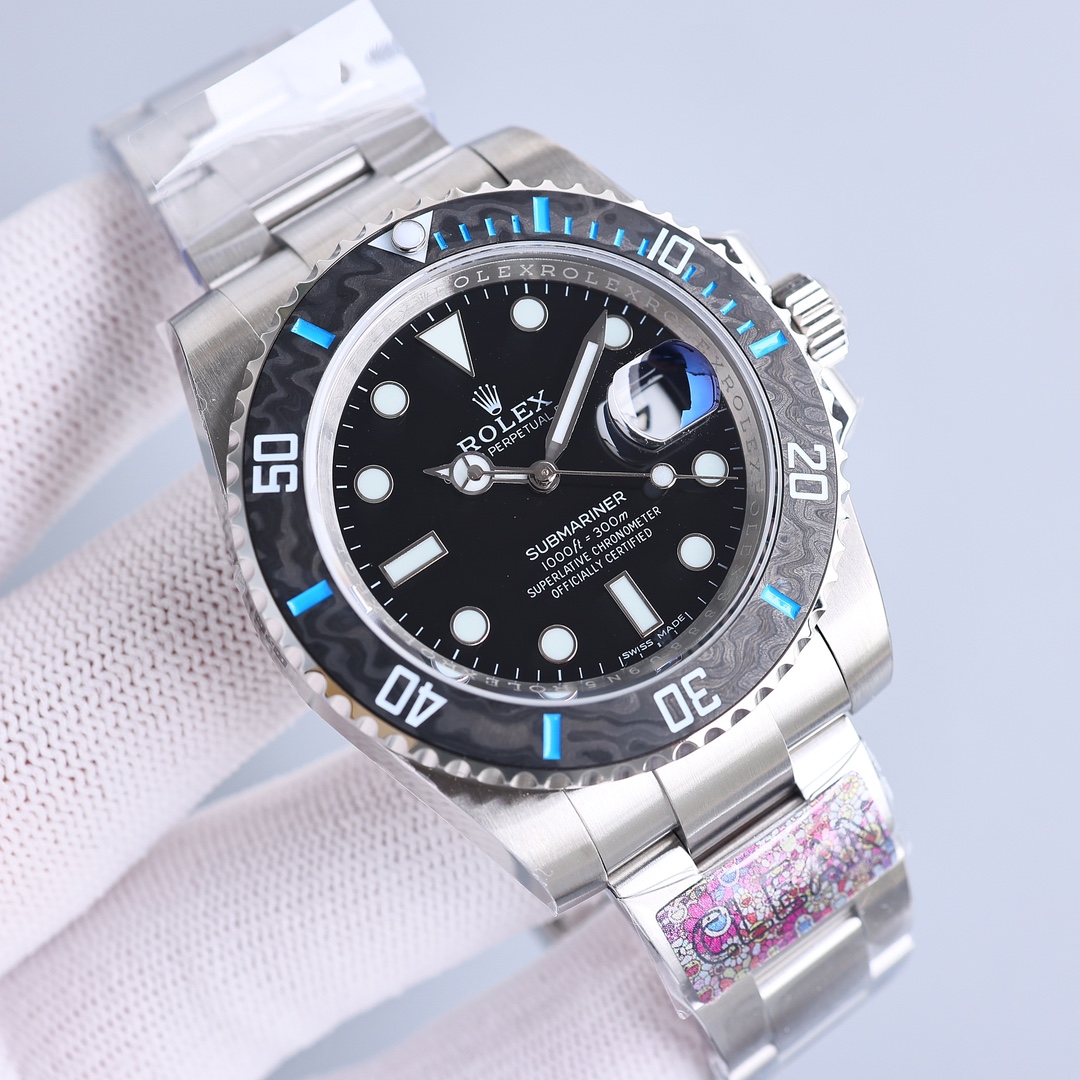 ?? Top configuration! New SUB Submariner with carbon fiber bezel! Steel straps fit seamlessly into the case headgrains by CNC!! Common accessories for genuine accessories raw lugs! Absolutely perfect interchangeable!! All-in-one 3135 automatic mechanical 