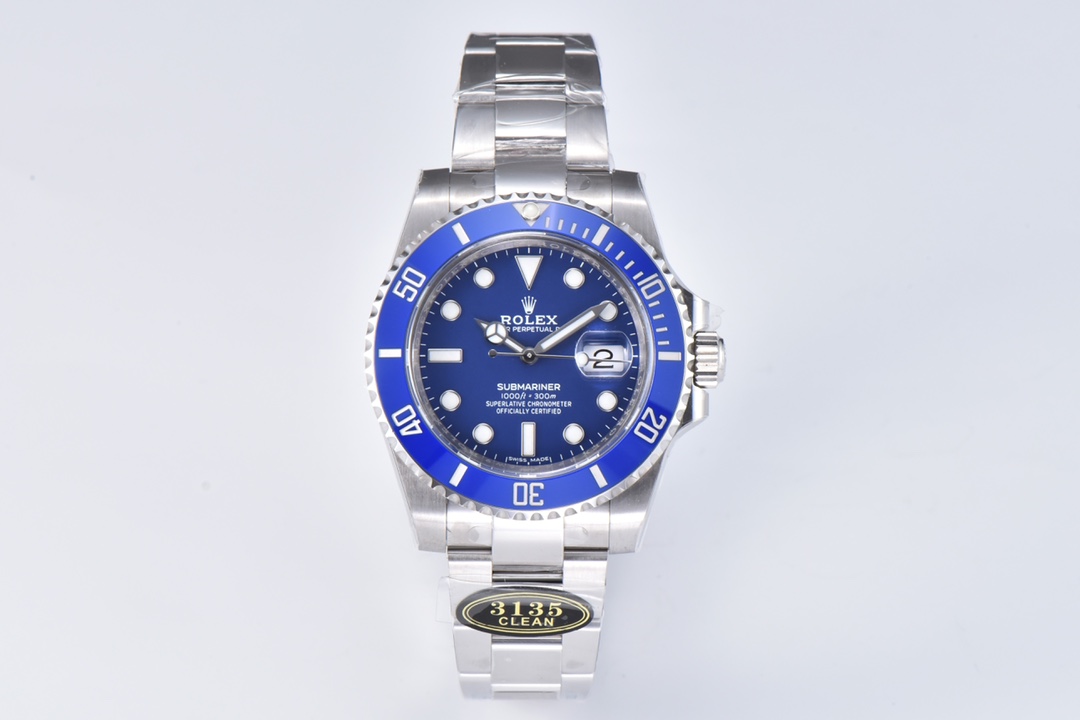//CLEAN Factory 40mm Submariner Platinum Blue 'Ghost 116619 series full line v5 version
Upgrade points /
1. Complete replacement of Dandong 3135 movement movement polishing upgrade movement structure closer to the original
2. The outer ring no longer feel