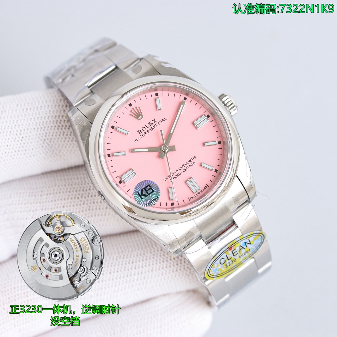 36mm3230 all-in-one: 1450??
clean Factory /c factory 36-41mm Oyster Perpetual series 3230 movement shipped, beveled and flared bezel studs, full of details ??????
In 3230, a perfect 3230 in one gear movement! No date position, no color difference between 