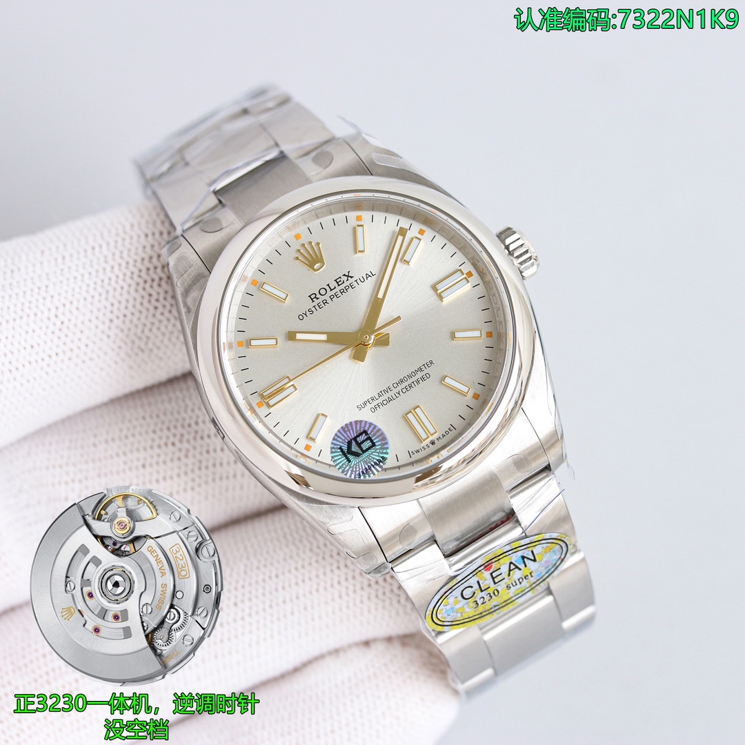 36mm3230 all-in-one: 1450??
clean Factory /c factory 36-41mm Oyster Perpetual series 3230 movement shipped, beveled and flared bezel studs, full of details ??????
In 3230, a perfect 3230 in one gear movement! No date position, no color difference between 