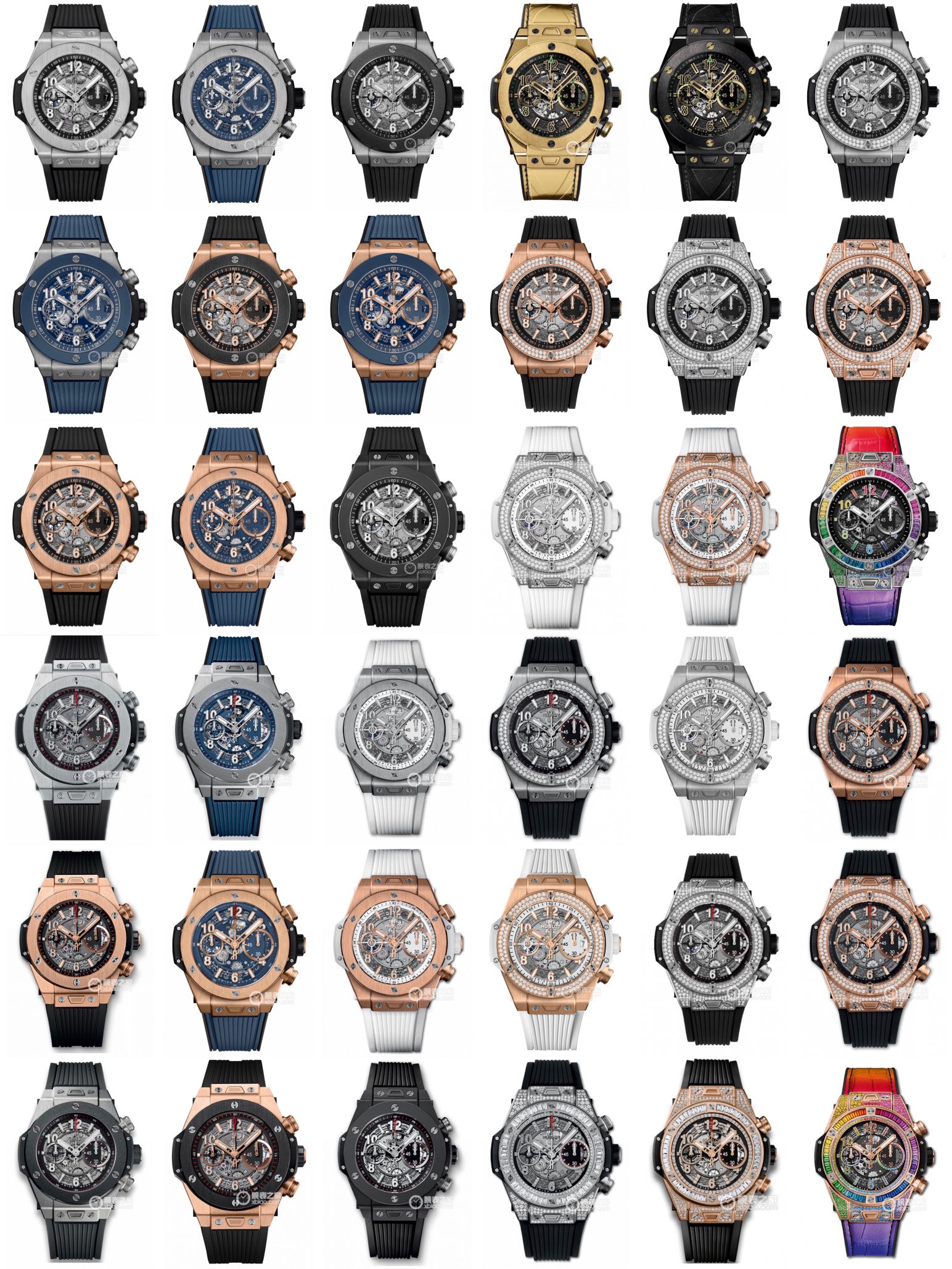 HUBLOT - Fearless and aggressive, abbreviated as "HUB" or "Hublot" BigBang Element Material Chronograph v2 version ? The case is made of imported 316 stainless steel material, the design is explosive ? Equipped with 7750 modified "HUB1242" automatic movem