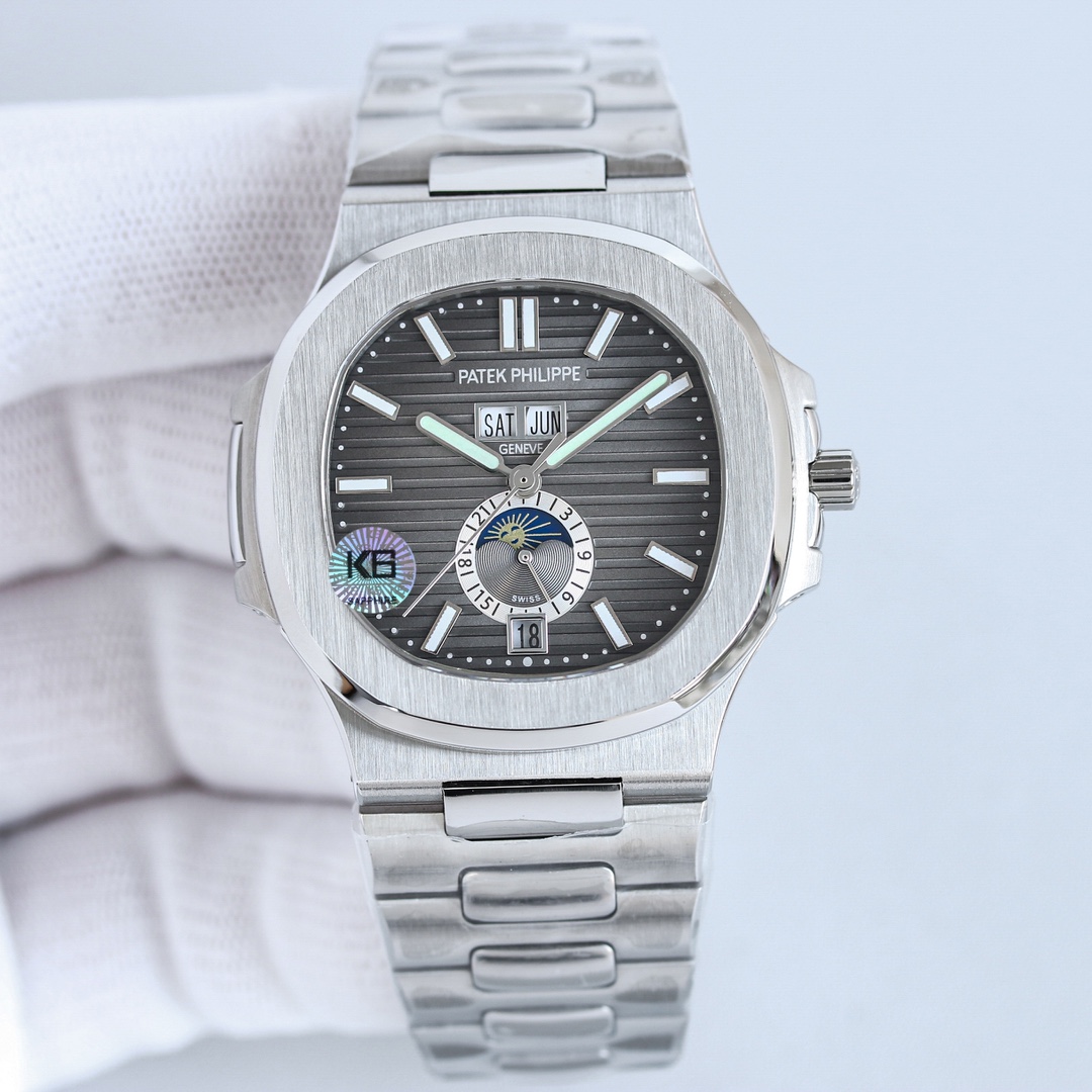 [High-end Reissue 1-1]
TW introduces new Pateaferi Nautilus 5726/1A??
New mold new masterpiece top V2 version new!
1. Upgrade the literal:
After half a year of research, it has been upgraded from a two-tone penetrating surface to a three-layer surface to 