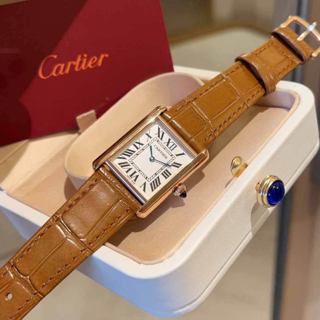 ?? White 350 Gold 380 diamonds ?30
Cartier Tank Tant Must! Cartier's new TankMust watch. Among all the classic Cartier TANK watches, I would definitely choose the TANK Solo if I were to own one that I wear every day. The brand has introduced the new TankM