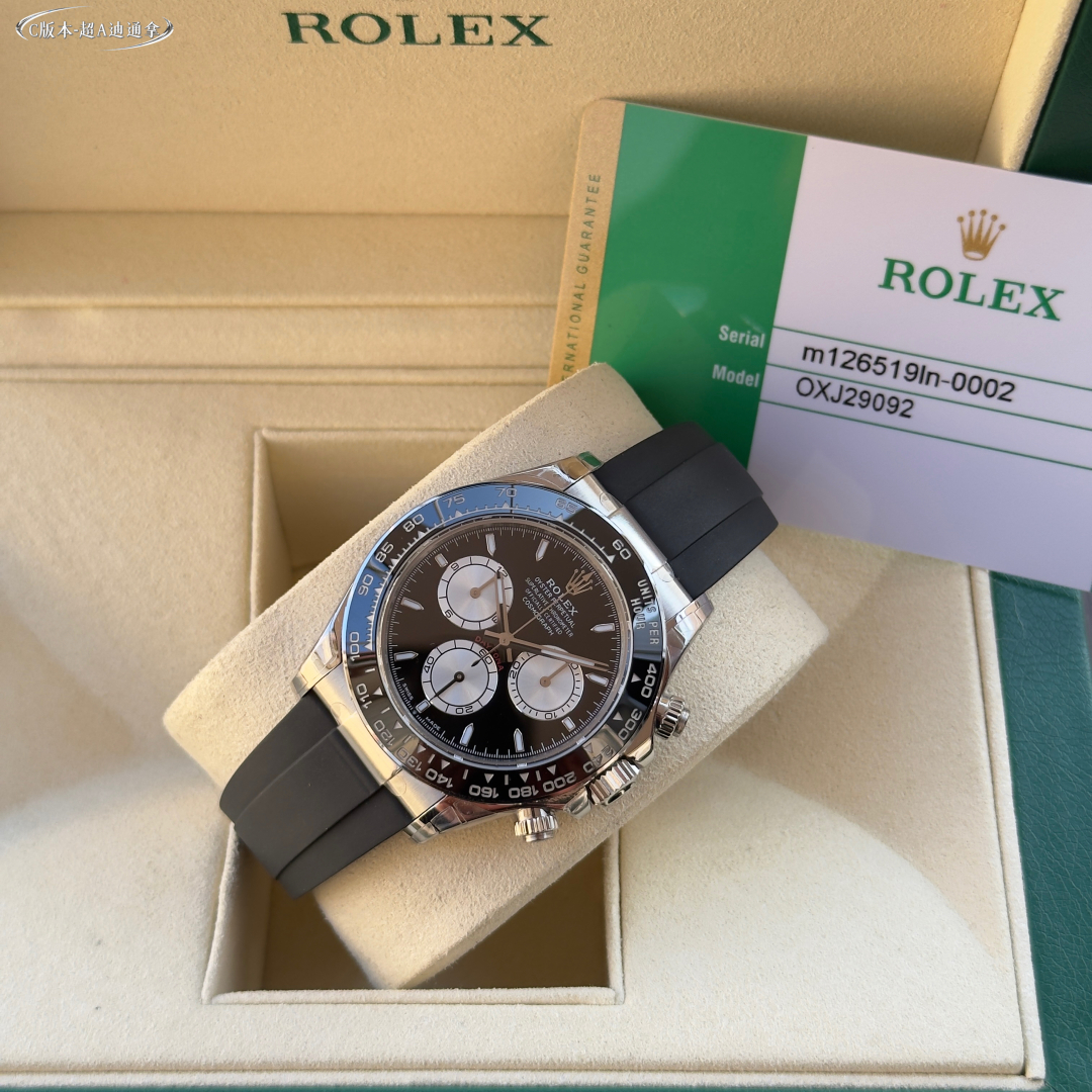 Steel tape thick bottom 2400??- Steel tape through bottom 2500- Tape 2500
C1 New Daytona Dandong 4131 (Premium Super A version)
The king of sex ratio, the most stable version currently available on the market.
Check the code :OXJ29092
(Thickness 11.9)

Ne