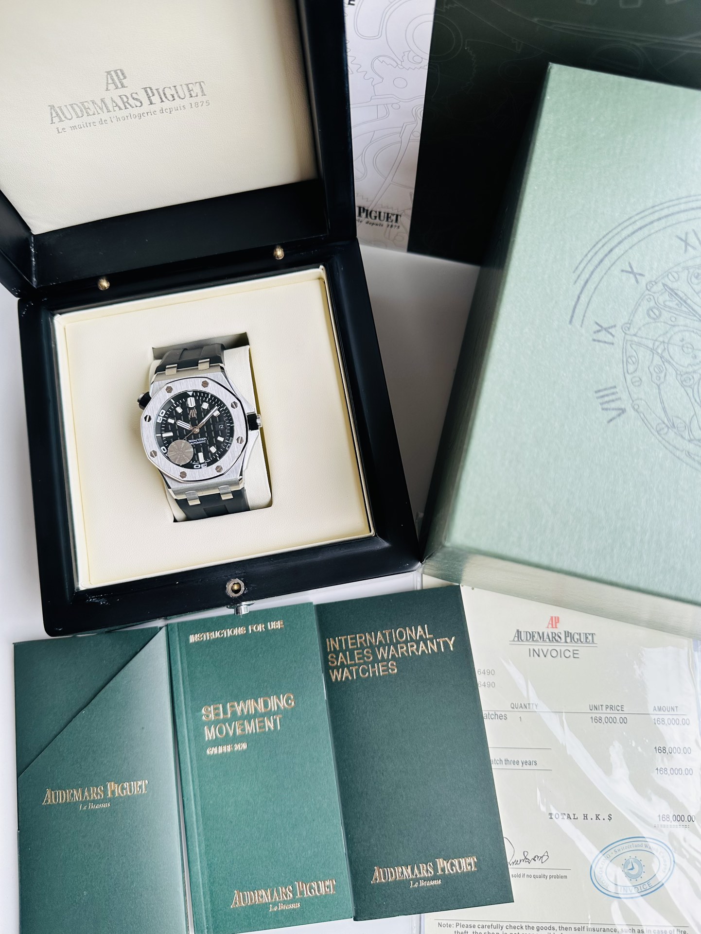 V2 upgraded ?????? Audemars Piguet ??Audemars Piguet 15720ST.O.A052CA.01 Royal Oak Offshore Men's Mechanical watch 42mm 14mm with reissued ?? original Calibre4? 3? 0? 8? automatic mechanical movement Anti-glare treated sapphire ?? crystal glass imported 3