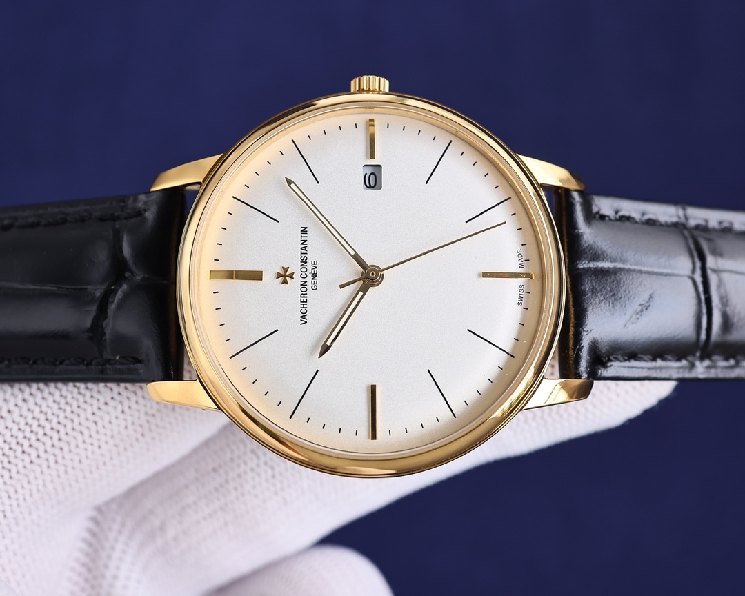[White 1100 Gold 1150][Rose][Rose] Latest recommended market top replica V4 upgraded version Vacheron Constantin VC Heritage 85180 watch!
1 ? [Case] 40MMX9MM, perfectly round case with slightly curved lugs for a better fit on the wearer's wrist. Each fini