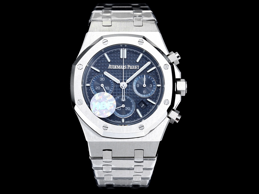 HBF Factory ??????? Audemars Piguet late 2024 blockbuster
Market top edition (original mold, 1:1 original replica, thinnest and best, no fake at first glance)
Audemars Piguet Royal Oak 263311.OO.1220ST.01 Chronograph!
1 ? with the same (6-digit small seco