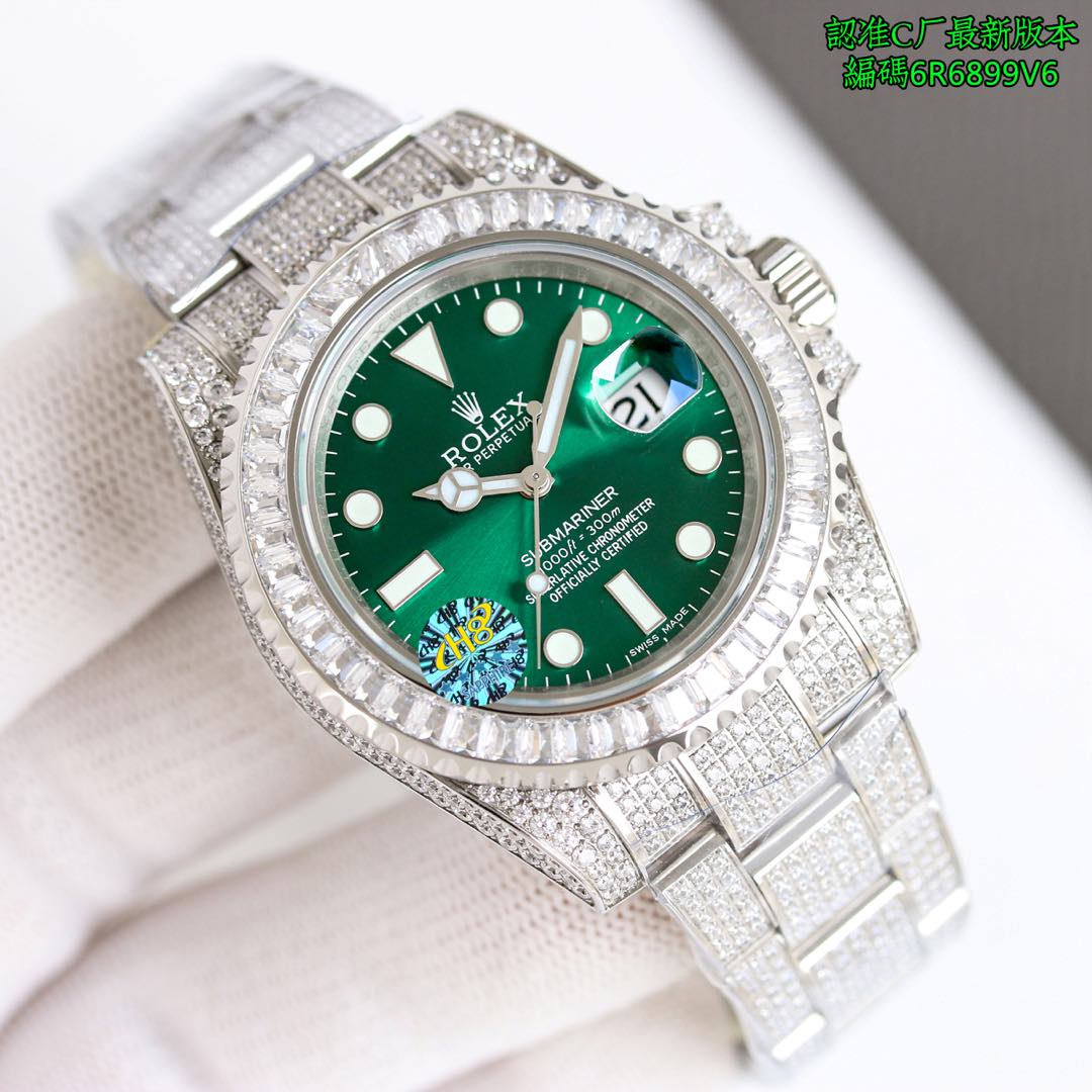 C latest style, high-end new product, ROLEX Submariner series MK1 upgrade version, with genuine ETA2824 all-in-one machine, quality guaranteed! Clean Factory /C factory Rolex 124060 submariner Black Submariner 40mm, upgraded version, solid center axle, qu