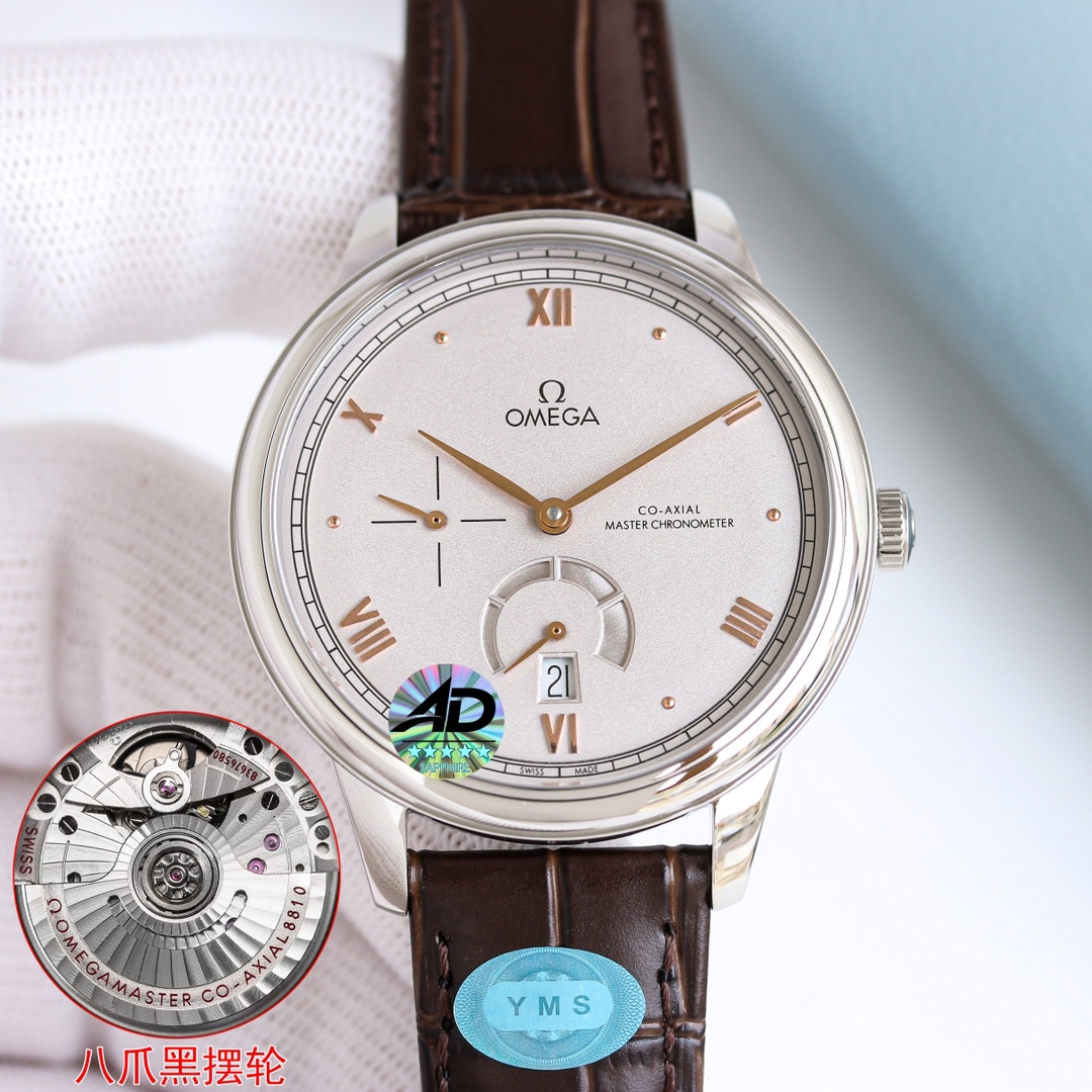 YMS FROM: The third generation BUTTERFLY FLY ELEGANCE FIVE code ONE (83676580) MAKES a big DEBUT ??
1? New Omega De Ville collection de Ville 6 o 'clock position True power, 9 o 'clock position small seconds automatic mechanical men's steel strap new upgr