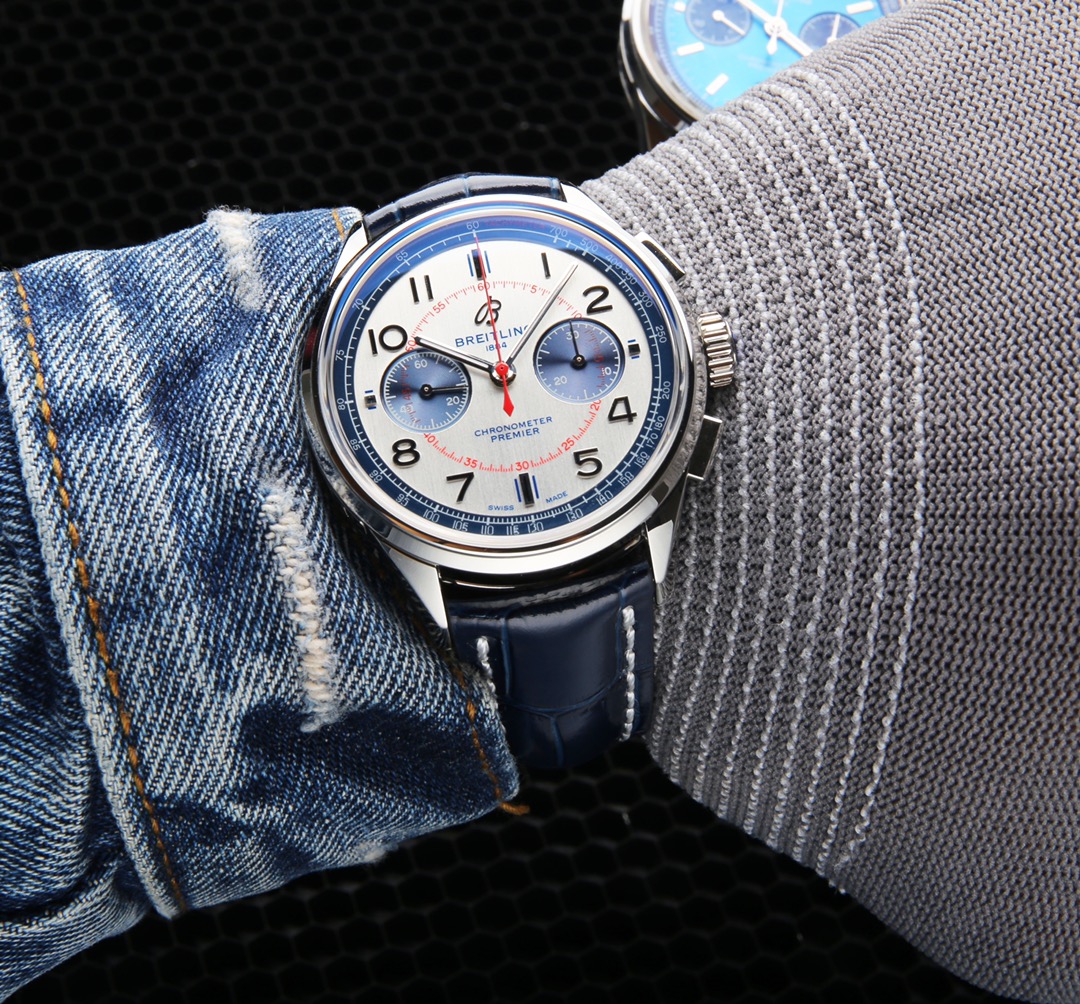 P:  1600.
The new BL Breitling B01 chronograph from Taiwan is of great significance to Breitling. Now, Breitling has once again used the name to introduce the new Premier collection, a perfect blend of functionality and style, showcasing quality, performa