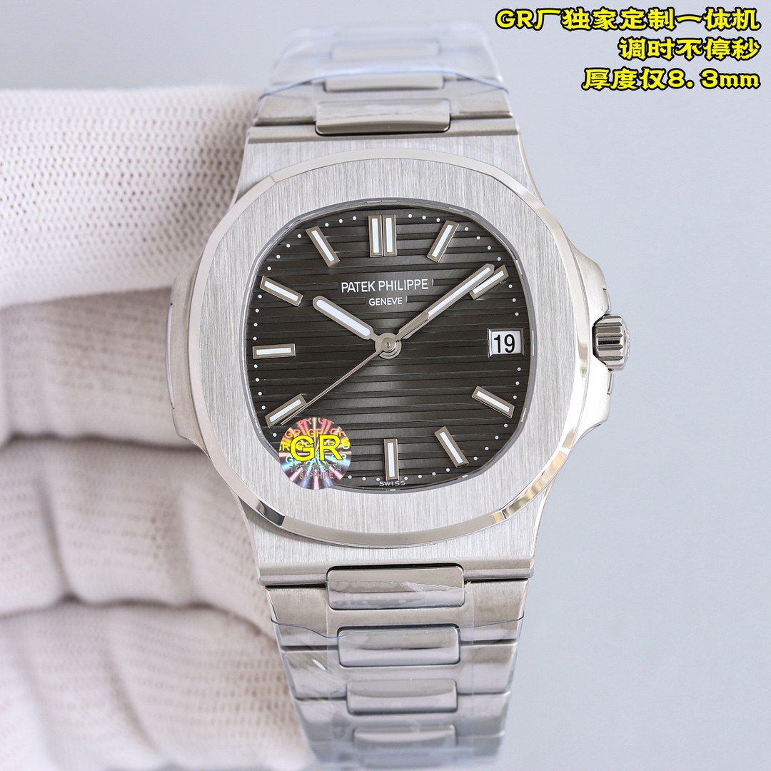 White steel 1350 Rose gold 1400
GR FACTORY, CUSTOM all-IN-ONE machine, thickness only 8.3mm, adjusting the hour hand without stopping seconds, adjusting the hour hand without stopping seconds, adjusting the hour hand without stopping seconds, only matchin