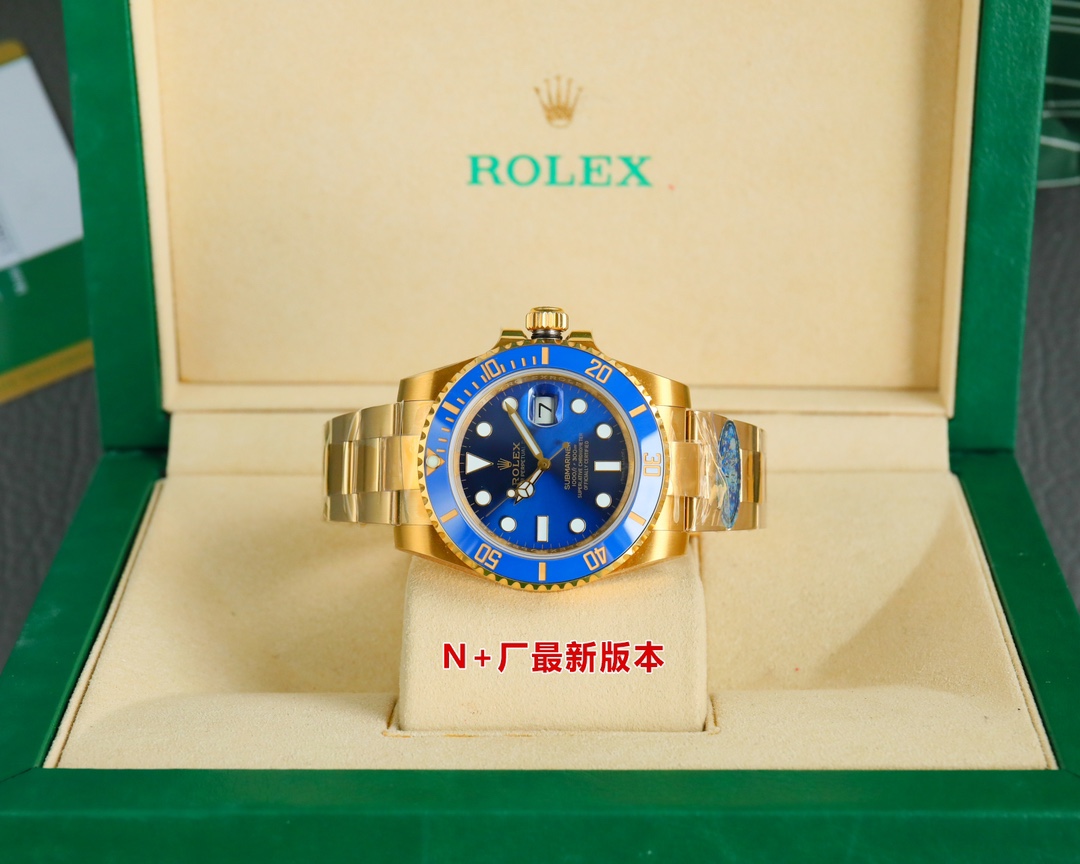 Today recommended ??N+ version, 41mm/40mm 3135 movement ??
ROLEX submariner
1:40mm/41mm with 1:1 Super 3135 Shanghai integrated movement
2: Whole watch 904L stainless steel/with ar factory steel strap
3: The only calendar font matching in the entire marke