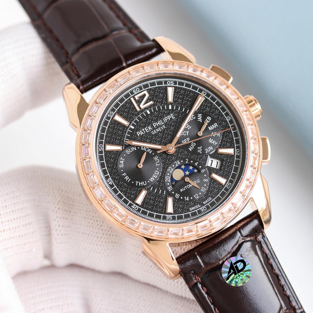 Patek Philippe has made a stunning appearance with a 42mm diameter that fits the hands of the average man, making it both business-friendly and casual. It has a strong visual impact, is unforgettable, and has a more elegant physical texture.
1 ? With impo
