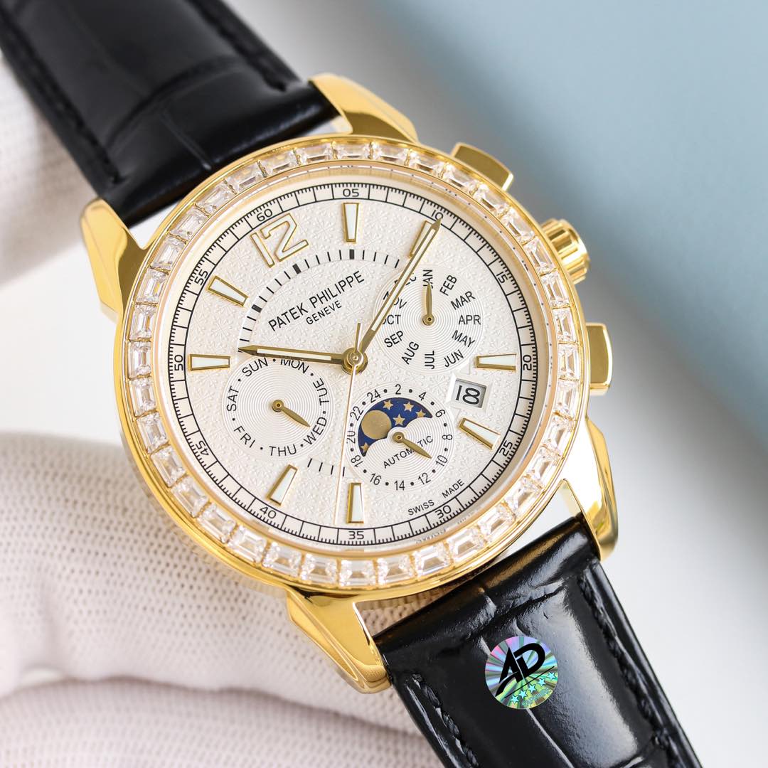 Patek Philippe has made a stunning appearance with a 42mm diameter that fits the hands of the average man, making it both business-friendly and casual. It has a strong visual impact, is unforgettable, and has a more elegant physical texture.
1 ? With impo