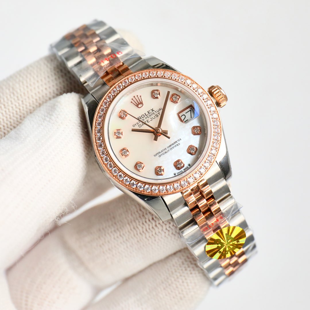 [28mm3A Factory New masterpiece recommendation Official Synchronized 1:1] The latest Lao. Rolex women's Datejust 28MM Datejust watch!
1 ? The case diameter remains the same as the original 28MM, made of 904L stainless steel to forge the stainless steel wa