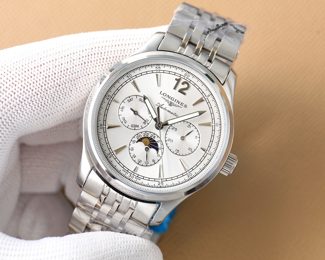 White shell 520, rose gold 540, steel band +20. ?? ?? New Isomia, Multi-functional moon phase ?? ?? with day, date and 24-hour moon phase function at 3 o 'clock, 6 o 'clock and 9 o 'clock respectively. Equipped with 3836 movement (stable and accurate). Th