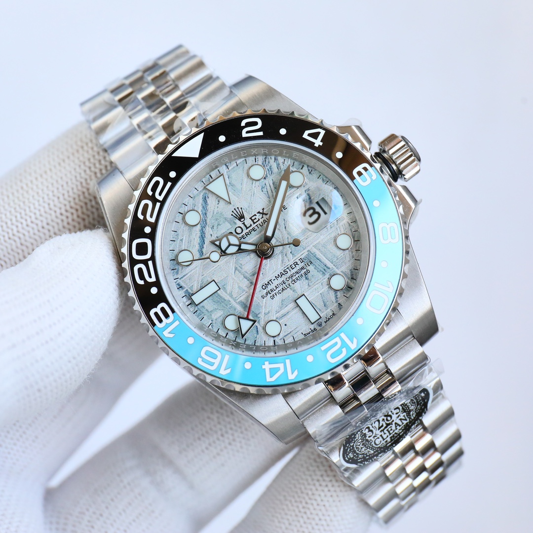 Factory C bare watch 1750 with case 1800
The latest upgrade from CLEAN Factory BLAKEN, ROLEX GMT collection ???B33 Tiffany Blue/blue black, incorporates innovative elements while preserving the classic. With the makeover, we can bring a new life to your G