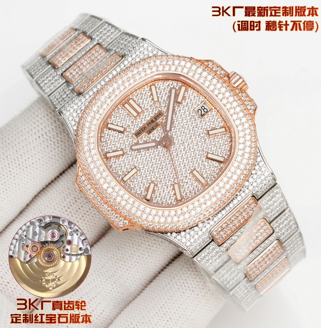 SJ production 2850
3K FACTORY, PP Patek Philippe ??MK1 Nautilus series new product, latest masterpiece, hottest style, SPECIAL offer ?? Patek Philippe Starry Sky Custom all-IN-ONE machine, adjust time without stopping seconds! The original is the same!
[P