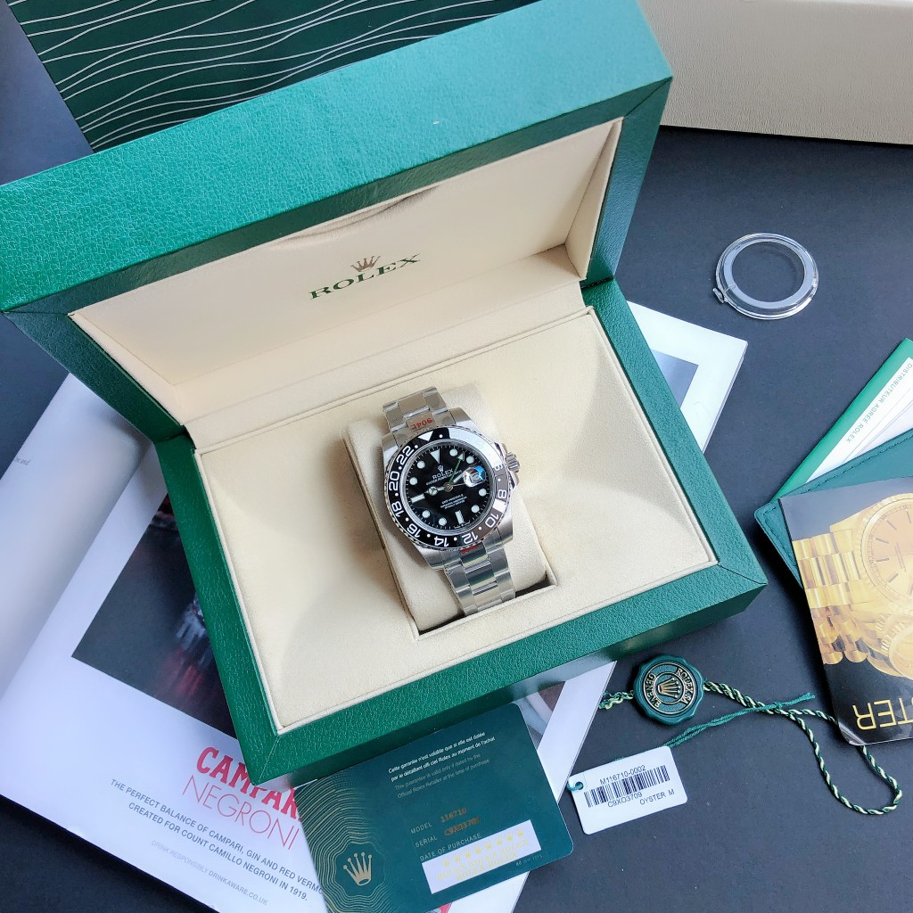 GD quality control, one code for one watch, three codes in one [color] Official synchronized new warranty card
Laueau GMT's new bestseller - Inter circle
GD, the 2021 big hit from Laujia, replicates all visible appearances of the original, far beyond the 