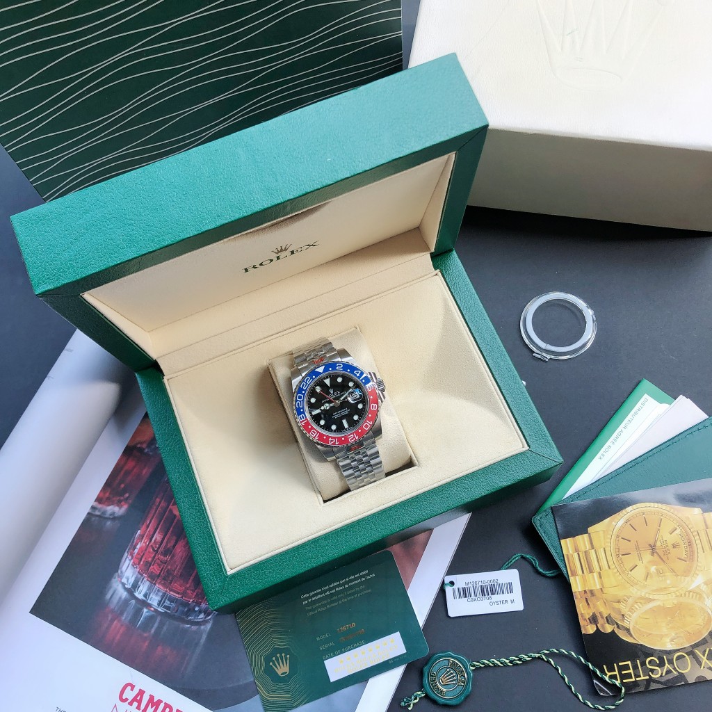 GD quality control, one watch one code, three codes in one [color] Official synchronized new warranty card
Rakuka GMT's new bestseller - Coke ring
GD Laojia's 2021 blockbuster, replicating all visible appearances of the original, far exceeding the so-call
