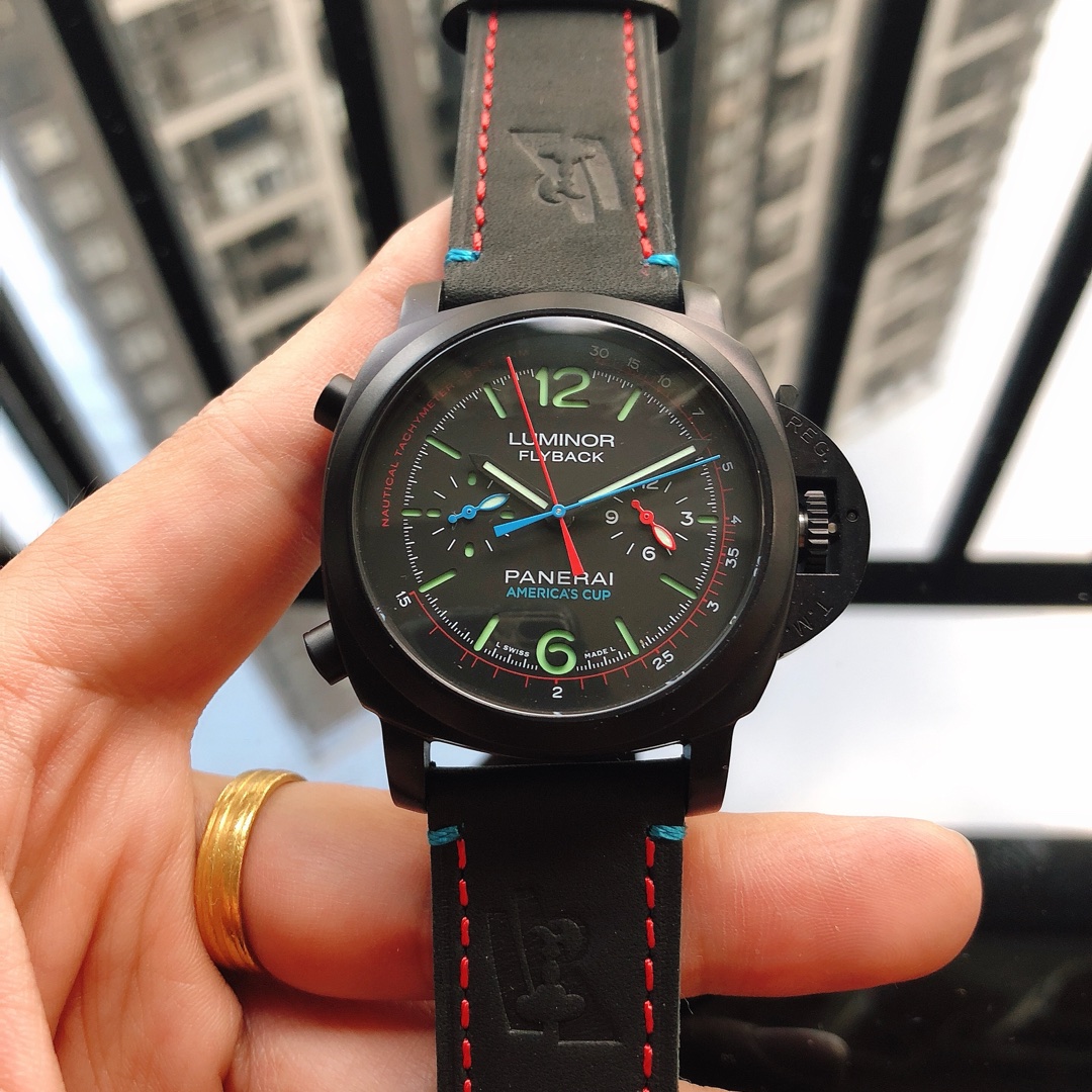 Produced by SJ
Brand: Panerai LUMINR 1950 series PAM00725 ?? Original 1:1 PAM NEW RELEASE, MEN ?? exactly the same as the original, imported automatic mechanical, 47mm diameter, strap black cowhide double thread concealed back water-resistant 200m, in add