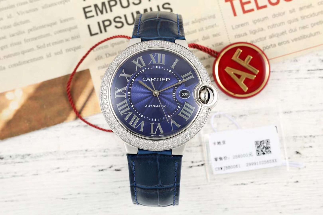 AF returns with a new transformation - Cartier 42mm Ballon Bleu collection
The new packaging and anti-counterfeiting label have been replaced to make the high quality more recognizable
[Case] 42mm in diameter, consistent with the original! Stainless steel