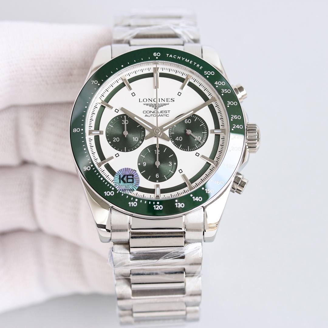 New model: 1750
[New] LONGINES- The Longines Conquest has become a highly regarded luxury timepiece with its unique design, practical functions and comfortable wearing experience.
1 ? The literal is the distinctive ?? "panda eye" in a variety of classic c