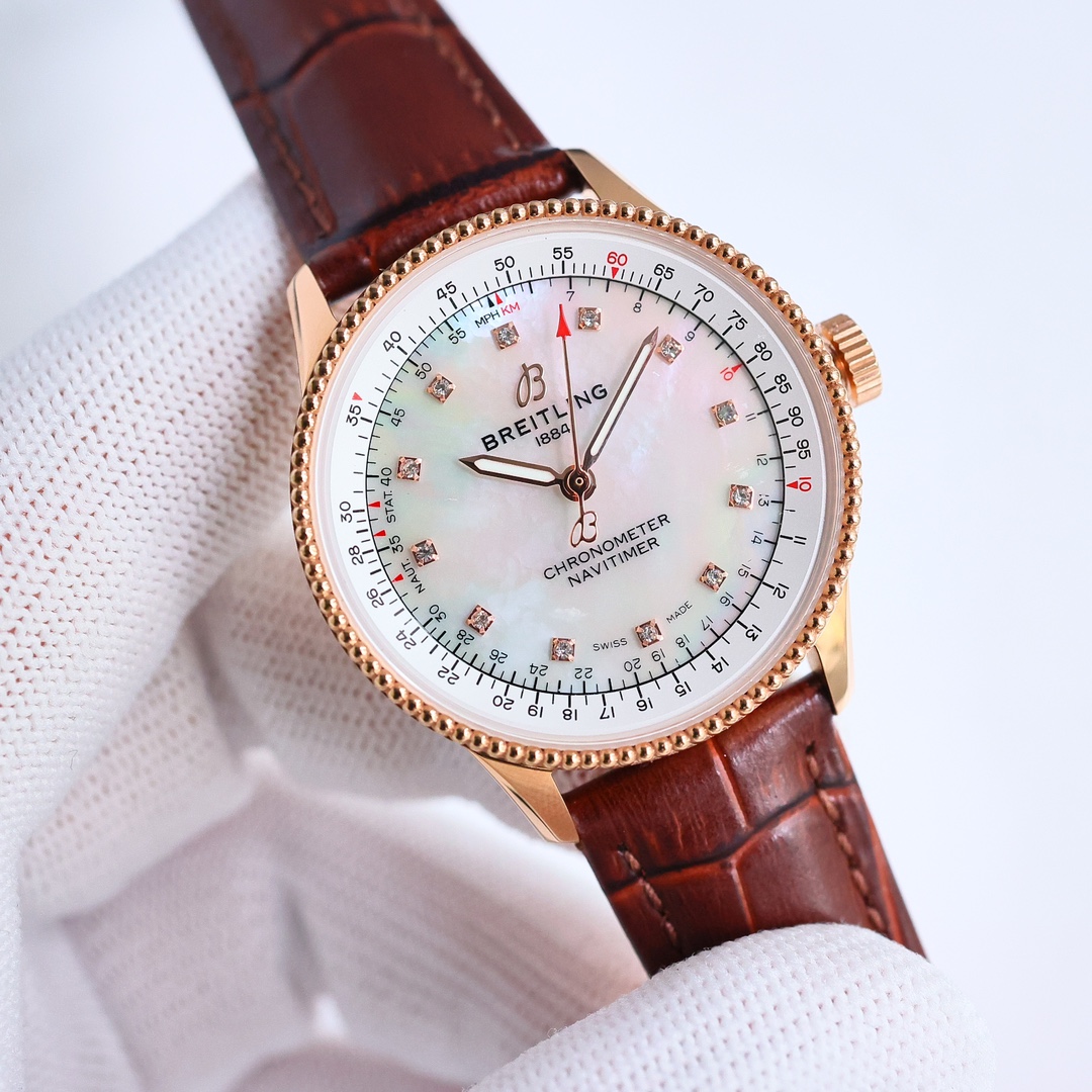 SJ 1300
Breitling Woman Aviation Chronograph ??RW2 automatic watch model. New arrivals for the first time in the market, women 's exquisite and elegant, combining classic historical charm with precise modern watchmaking design. ? The watch features a 35mm
