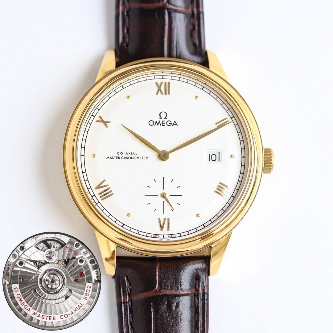 SJ production 1400
The third generation Butterfly Fly ELEGANCE MAKES a grand debut ??
1? TW The latest OMEGA De Ville series ??MO1 Elegance Small seconds model has been upgraded with a new 41 diameter
Inside the Omega 8802 Master Chronometer movement, thr