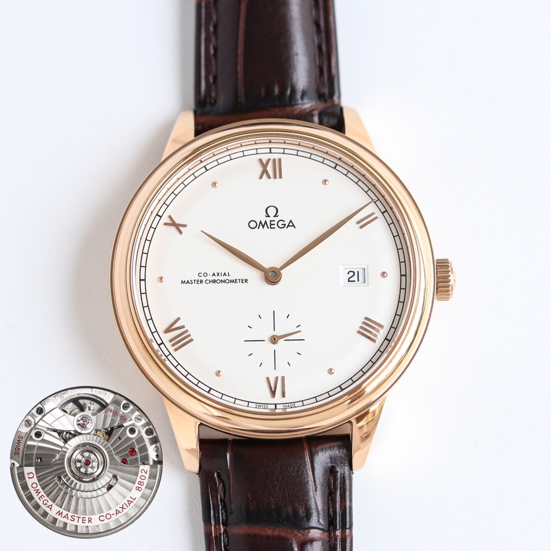 SJ production 1400
The third generation Butterfly Fly ELEGANCE MAKES a grand debut ??
1? TW The latest OMEGA De Ville series ??MO1 Elegance Small seconds model has been upgraded with a new 41 diameter
Inside the Omega 8802 Master Chronometer movement, thr