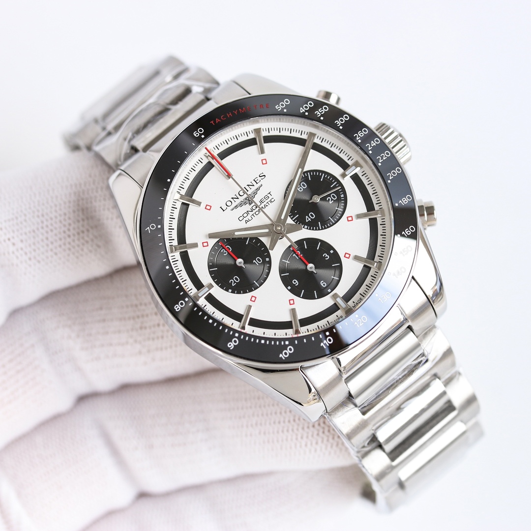 SJ 1750
[New] LONGINES- Longines ?? The R71 Conquest has become a highly regarded fine timepiece with its unique design, practical functions and comfortable wearing experience.
1 ? The literal is the distinctive ?? "panda eye" in a variety of classic comb