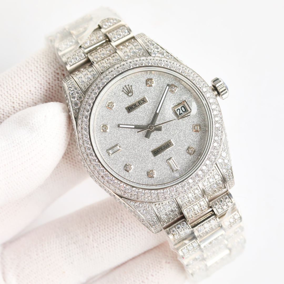 Produced by TW 2300
TW Factory ROLEX Starry Sky Series 41 ???B33 High definition real shot Brilliant starry sky Luxury LOG Full of diamonds!! 41mm original diameter! With imported 3135 backlit automatic mechanical movement! Rolex Luxury 18k nanotechnology