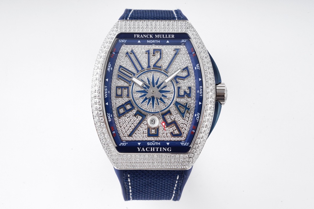 ABF?? Perfect V3 True Ding version ?? Franck Muller Vanguard V45 Full Sky Star Face Perfect upgrade 1. All the letters on the face are made from the original 1:1 height structure mold, with a complex process of hand-filling oil in the concave middle of th