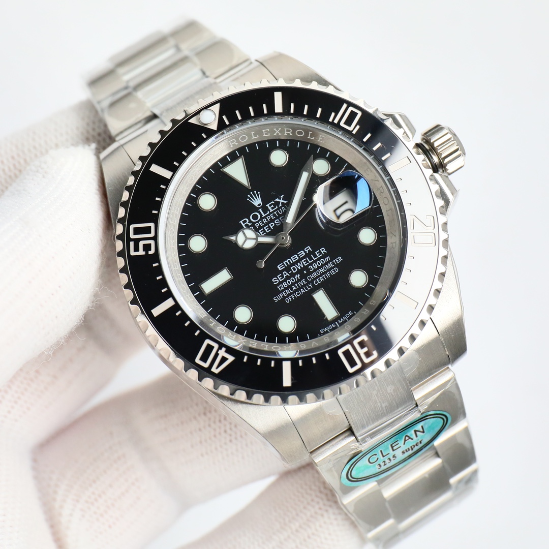 C factory 1700
CLEAN Factory's latest upgraded 1:1 Ghost King reissue! ROLEX 126600 Sea-Dweller Single Red Little Devil 43mm:???B33

1. Latest code 6R9988V6, card, tag, case code, three codes in one, one 3235 movement, calendar supports forward and revers