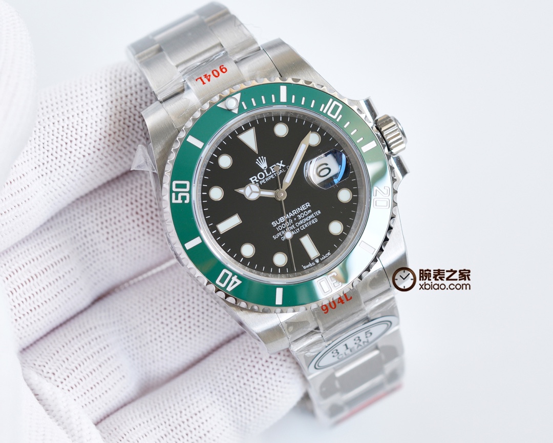 Official original 1:1 replica masterpieces (Super Edition) Rolex SUB Submariner Series Intergold series/Green Submariner/Black Submariner/Blue Submariner, original mold opening, equipped with 2836/3135 movements, the most classic Oyster model: [904L stain