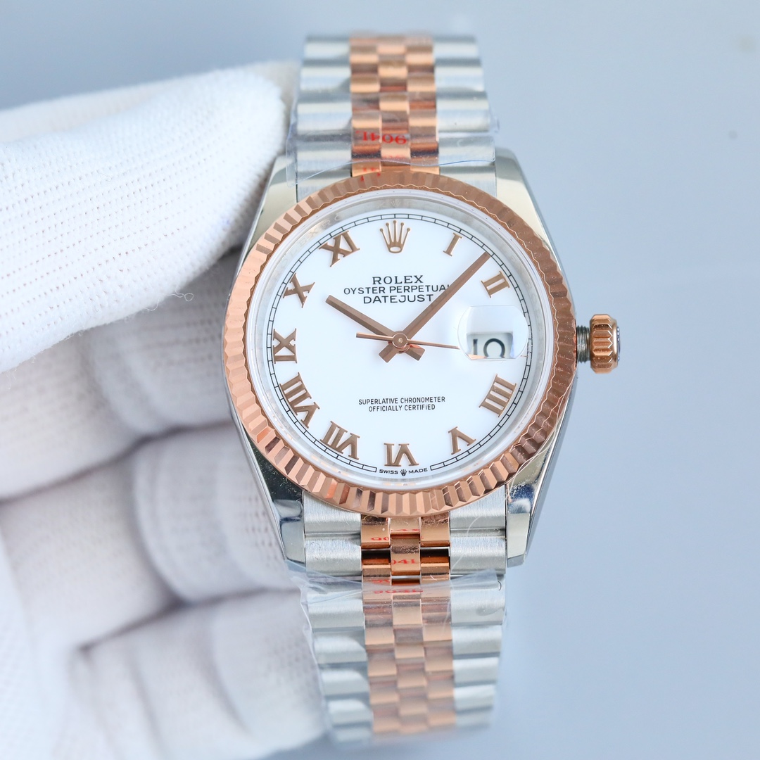White steel 1500 Intergold 1550 (with diamonds plus 50)
Latest style, highest performance ratio clean factory /C factory Rolex latest release, custom version one watch one code, popular style 36mm diameter datejust
??: Equipped with a 1:1 Super 3235 integ