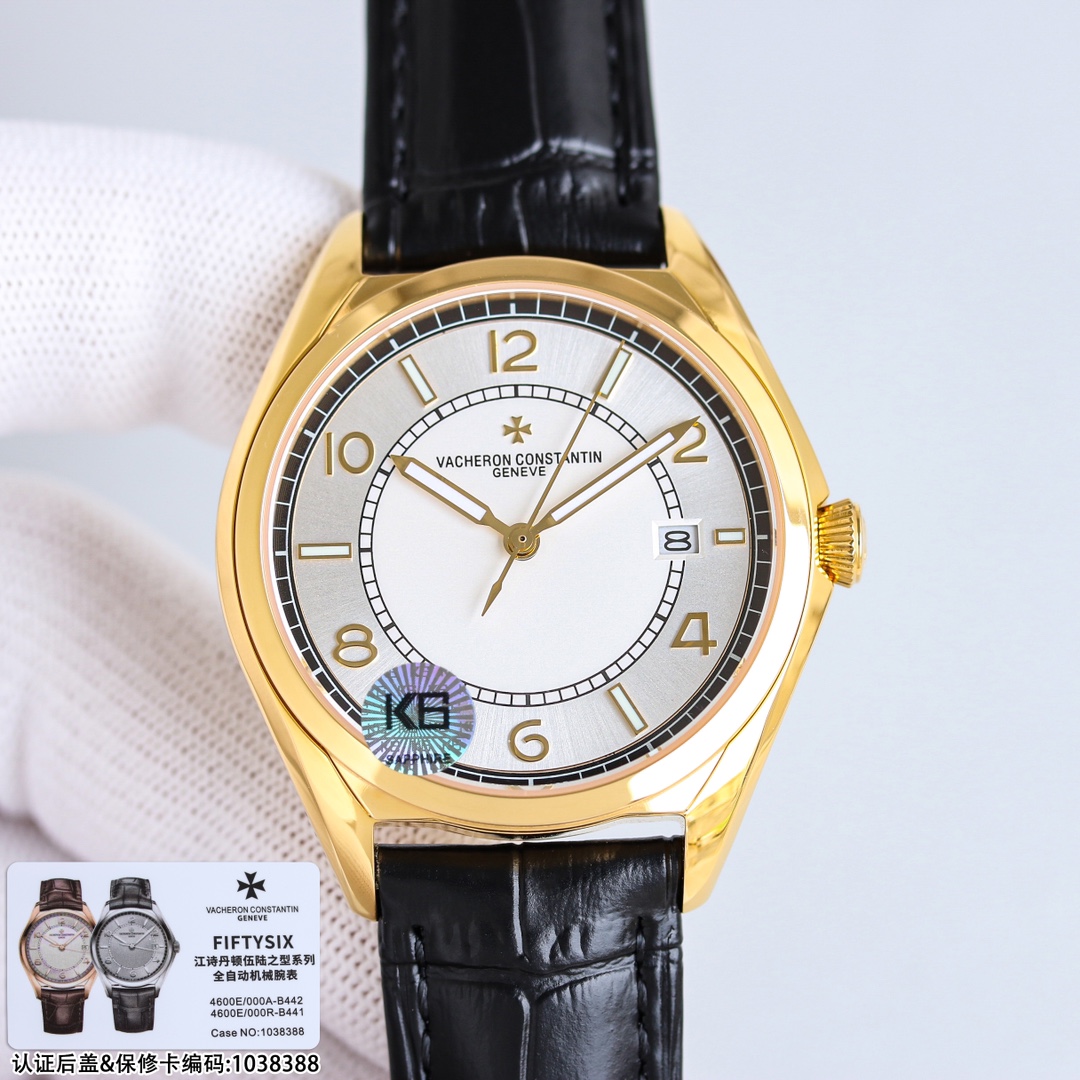 White case 1150 Gold case 1200
ZF???? Vacheron Constantin Fifty-Six Type three-hand watch of the highest quality in the market
?? Sporty business watch, stylish and tasteful! ??

?? Three Core Competencies ?? Watch size 40mm x 9.6mm
1. Original in hand, c