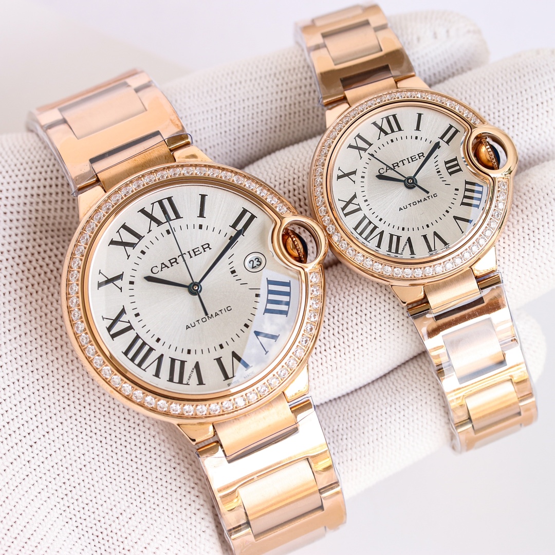 Taiwan factory Ballon Bleu V12 version, 42 Japanese movement 8215,33,36, NH05 Japanese movement (make sure the case back number 745565xx3489), this series of watches is known in Cartier's watchmaking industry for its delicate style and elegant style, of c