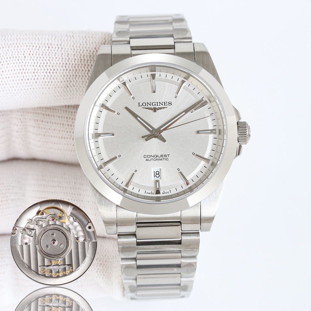 Strong recommendation: Elegantly refreshed LONGINES ??RZ1 Men 's watch | 2024 New Launch ??????
Longines Conquest Conquest Collection ?? Elegant silver/Classic black/Versatile green/Deep blue
Original mold 1:1, 41mm size ??316 stainless steel, CNC fine wo